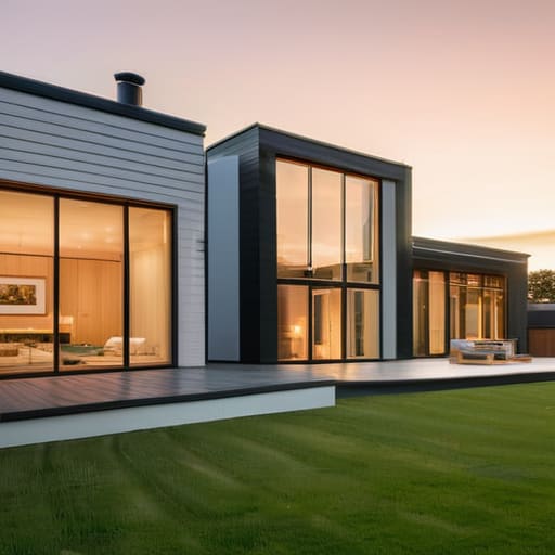 Modern energy-efficient home, The New Build.
