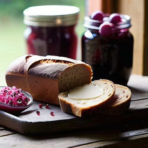 English Country Lunch Components and Savory Chutney Recipes