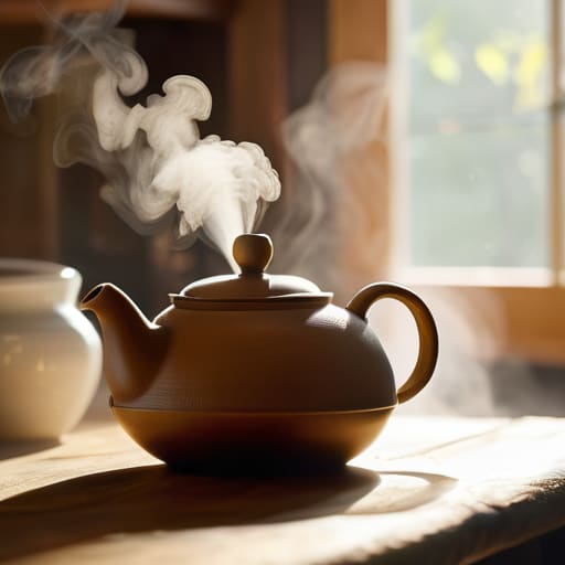 Brewing tea during The Final Steep.