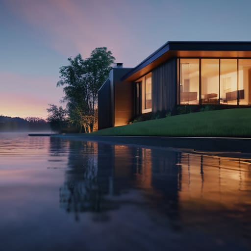 Buying a house in a flood risk area.
