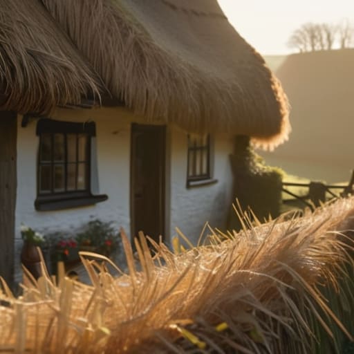 Buying a house with a thatched roof.