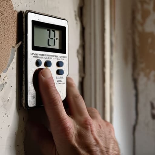 How to check for damp before buying.