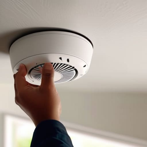 Guide on how to fit a smoke alarm.