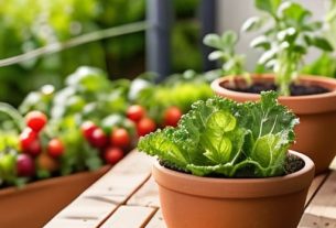How to grow vegetables in a small garden.