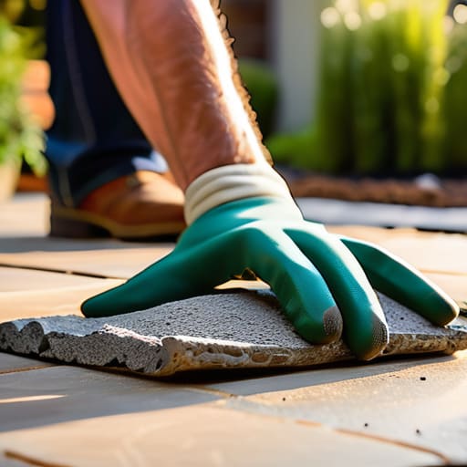 Steps on how to lay a patio.