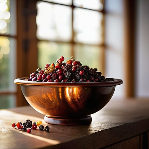 Steps on how to make a fruit cake.