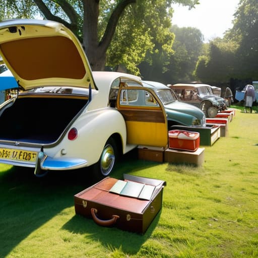 How to organise a car boot sale.