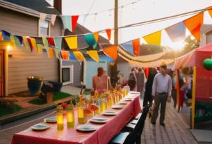 Guide on how to organise a street party.