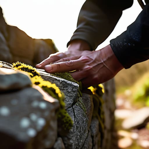 How to repair a dry stone wall.