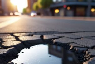 Guide on how to report a pothole.
