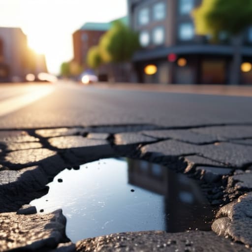 Guide on how to report a pothole.