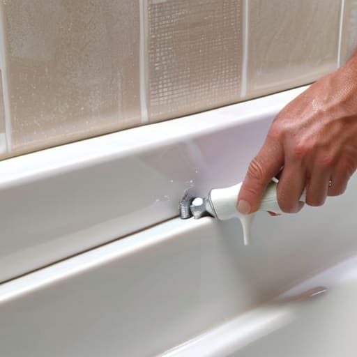 Steps on how to seal a bath.
