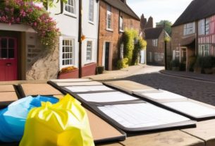 Organising a village litter pick kit.