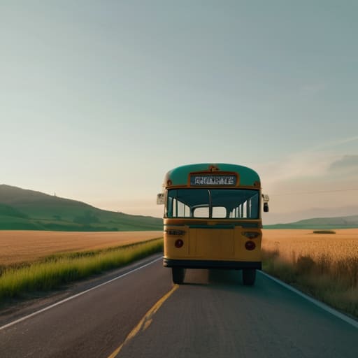 Rural bus services explained in photograph.
