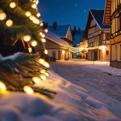 Village christmas lights fundraising community discussion.