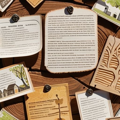 Creative village noticeboard ideas for communities.