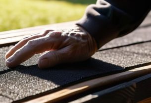How to fix a shed roof refelting.