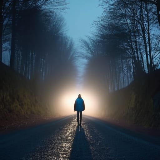 How to stay safe walking in the dark.