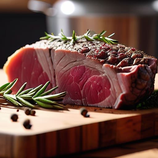 How to cook a joint of beef.