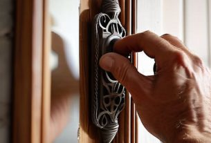 How to hang a heavy mirror safely.