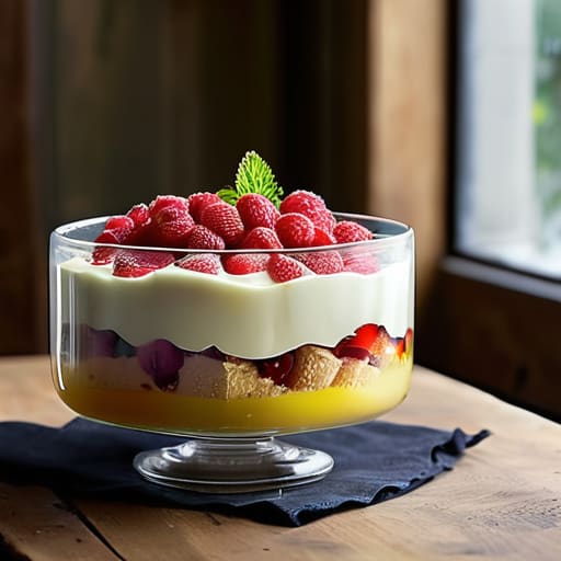 Guide on how to make a trifle.